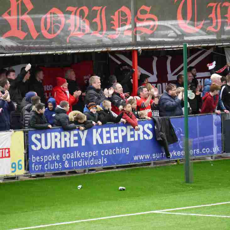 Bostik Matchday: Robins fly high!