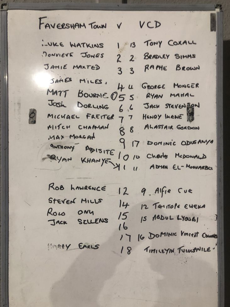 Faversham Town v VCD Athletic 170919