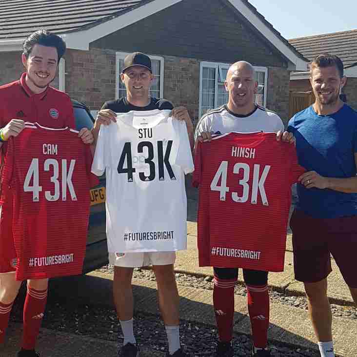 Worthing smash their 43k fundraising target- and run 43km to celebrate