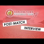 Harlow Town FC vs Northwood FC post match interview - 30/11/19